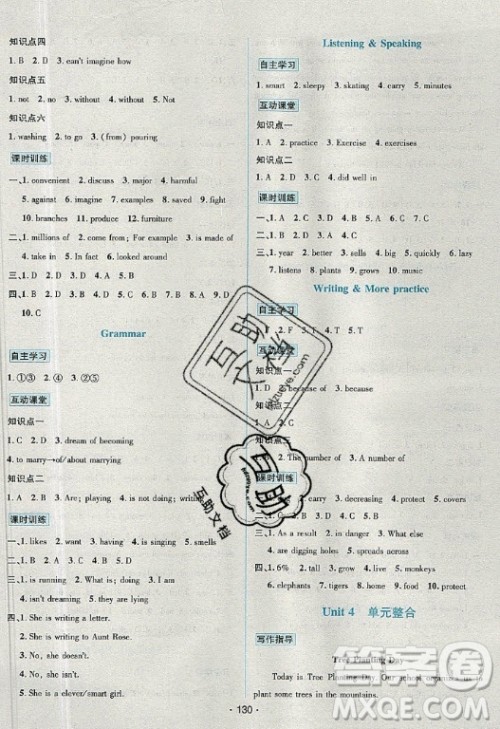 海南出版社2021名师名题英语七年级下册NJ牛津版答案