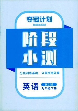 江西美术出版社2021夺冠计划英语九年级下册RJ人教版江西专版答案