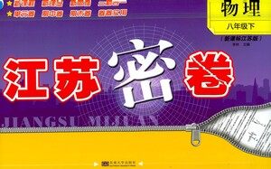 东南大学出版社2021江苏密卷物理八年级下册新课标江苏版答案 东南大学出版社2021江苏密卷物理八年级下册新课标江苏版答案