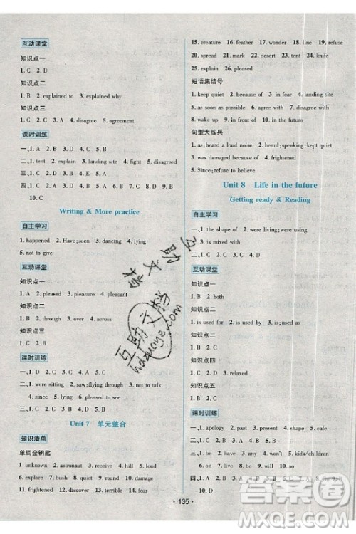 海南出版社2021名师名题英语九年级下册NJ牛津版答案 海南出版社2021名师名题英语九年级下册NJ牛津版答案