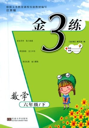 东南大学出版社2021金3练六年级数学下册江苏版答案