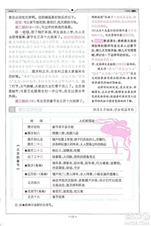 浙江教育出版社2021全易通六年级下册语文人教版参考答案 浙江教育出版社2021全易通六年级下册语文人教版参考答案