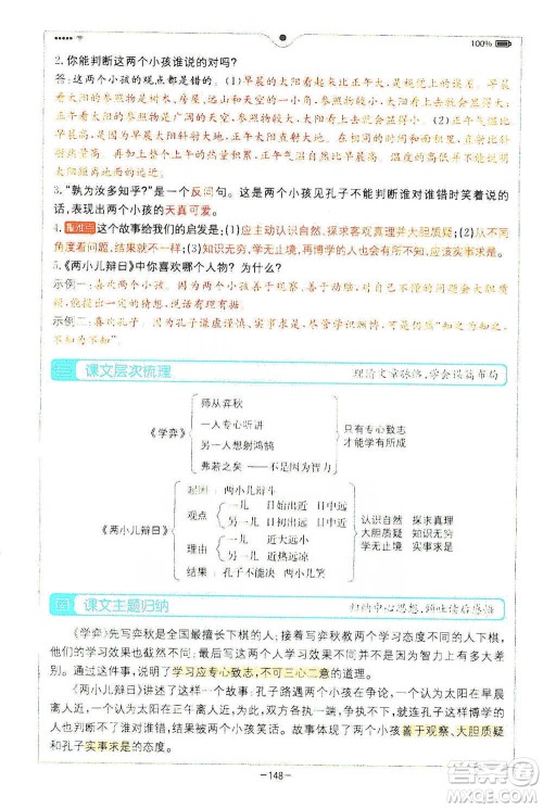 浙江教育出版社2021全易通六年级下册语文人教版参考答案 浙江教育出版社2021全易通六年级下册语文人教版参考答案