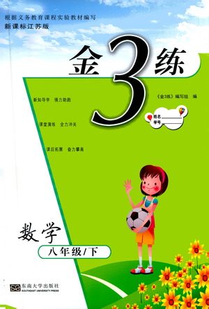 东南大学出版社2021金3练八年级数学下册江苏版答案 东南大学出版社2021金3练八年级数学下册江苏版答案