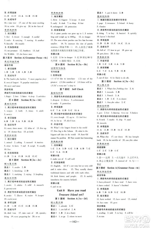 新世纪出版社2021练案课时作业本英语八年级下册人教版答案 新世纪出版社2021练案课时作业本英语八年级下册人教版答案