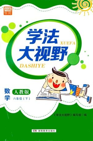 湖南教育出版社2021学法大视野六年级数学下册人教版答案