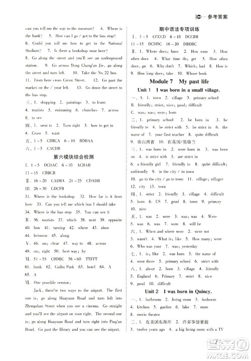 北方妇女儿童出版社2021胜券在握打好基础作业本七年级英语下册WY外研版答案 北方妇女儿童出版社2021胜券在握打好基础作业本七年级英语下册WY外研版答案