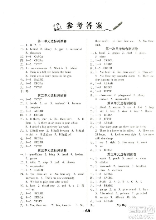 北方妇女儿童出版社2021全程考评一卷通英语三年级起点五年级下册辽师版答案 北方妇女儿童出版社2021全程考评一卷通英语三年级起点五年级下册辽师版答案