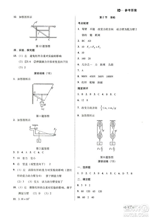 北方妇女儿童出版社2021胜券在握打好基础作业本八年级物理下册RJ人教版答案