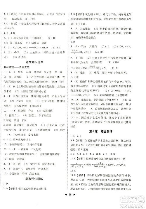北方妇女儿童出版社2021胜券在握打好基础作业本九年级化学下册HJ沪教版答案 北方妇女儿童出版社2021胜券在握打好基础作业本九年级化学下册HJ沪教版答案