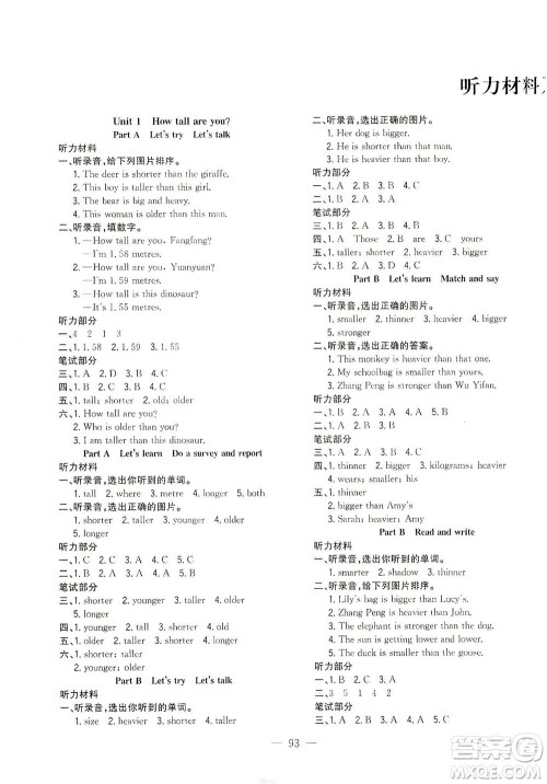 浙江大学出版社2021课时特训优化作业本六年级英语下册PEP版答案 浙江大学出版社2021课时特训优化作业本六年级英语下册PEP版答案