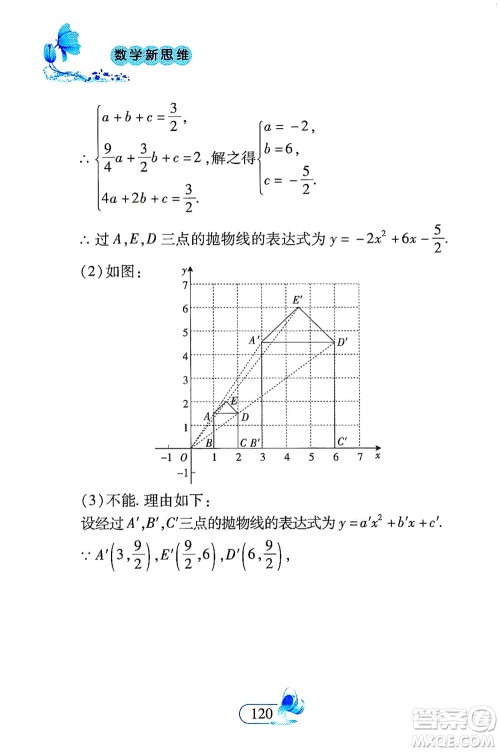 二十一世纪出版社2021数学新思维九年级下册答案