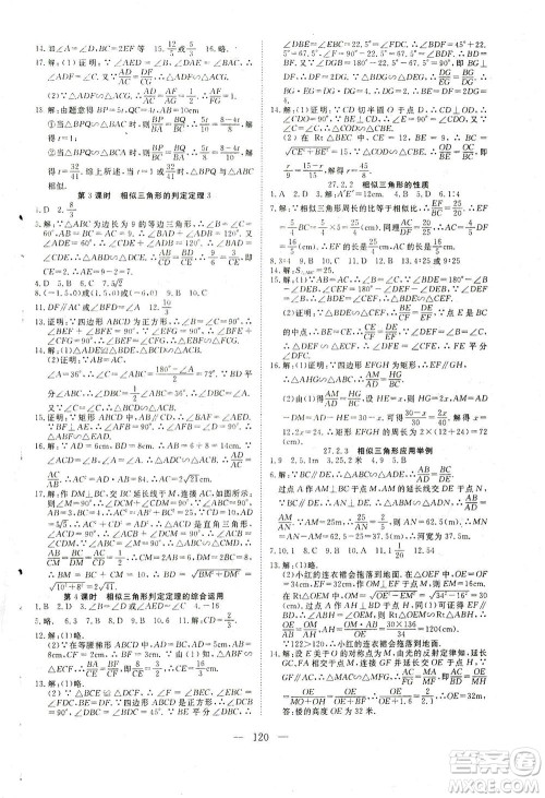 湖北科学技术出版社2021年351高效课堂导学案数学九年级下人教版答案 湖北科学技术出版社2021年351高效课堂导学案数学九年级下人教版答案