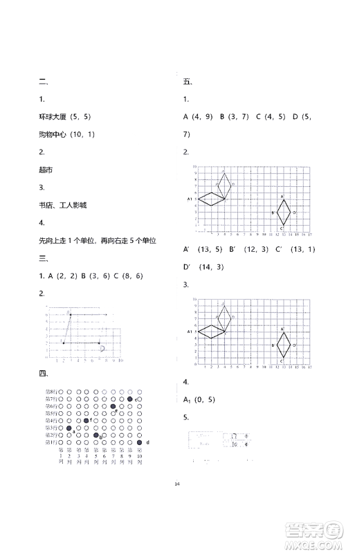 江苏凤凰教育出版社2021练习与测试四年级数学下册苏教版答案 江苏凤凰教育出版社2021练习与测试四年级数学下册苏教版答案