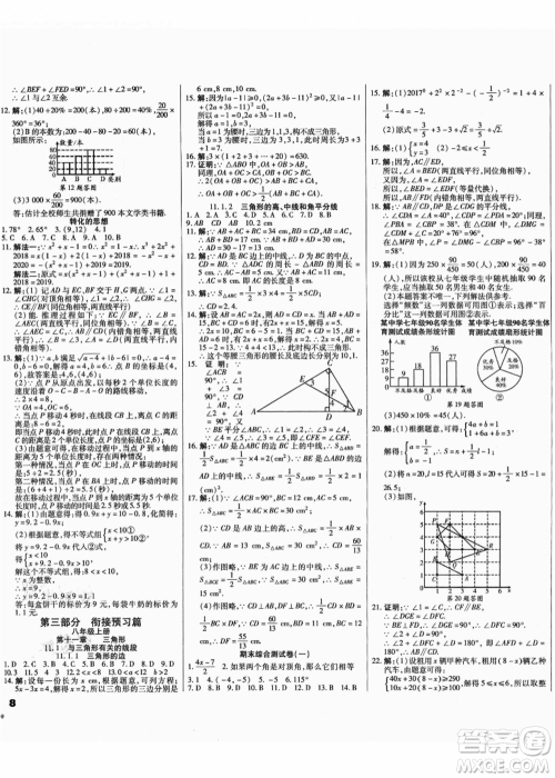 云南美术出版社2021本土假期总复习暑假七年级数学人教版参考答案