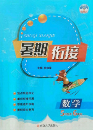 南京大学出版社2021学而优小学暑假衔接数学5年级升6年级人教版答案