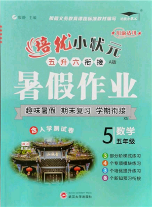 武汉大学出版社2021培优小状元暑假作业五年级数学西师大版参考答案