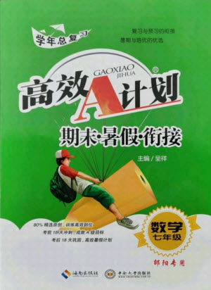 海南出版社2021高效A计划期末暑假衔接数学七年级邵阳专版答案