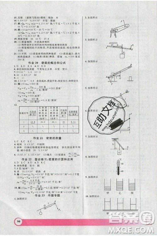 上海大学出版社2021暑假作业导与练物理八年级上海专版答案 上海大学出版社2021暑假作业导与练物理八年级上海专版答案