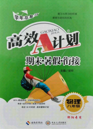 海南出版社2021高效A计划期末暑假衔接物理八年级邵阳专版答案