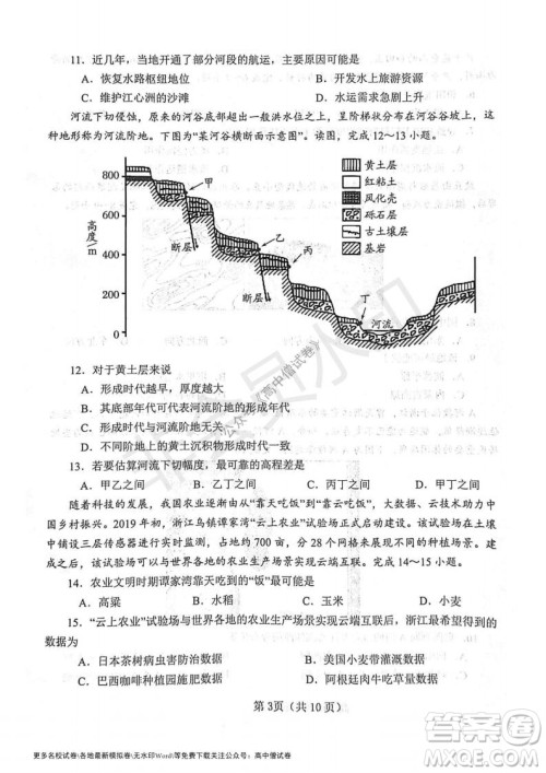 河南省郑州外国语学校2021-2022学年高三开学摸底测试地理试题及答案 河南省郑州外国语学校2021-2022学年高三开学摸底测试地理试题及答案