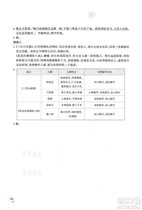 辽宁师范大学出版社2021暑假乐园五年级语文答案