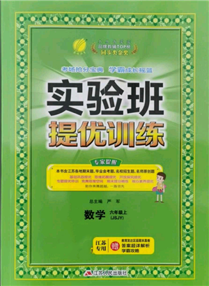 江苏人民出版社2021实验班提优训练六年级上册数学苏教版江苏专版参考答案