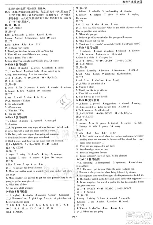 吉林教育出版社2021典中点综合应用创新题九年级英语全一册R人教版河南专版答案 吉林教育出版社2021典中点综合应用创新题九年级英语全一册R人教版河南专版答案