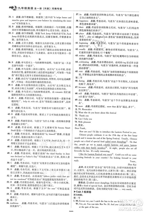 吉林教育出版社2021典中点综合应用创新题九年级英语全一册R人教版河南专版答案 吉林教育出版社2021典中点综合应用创新题九年级英语全一册R人教版河南专版答案