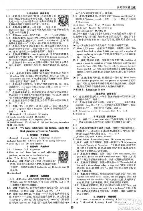 陕西人民教育出版社2021典中点综合应用创新题九年级英语上册WY外研版答案 陕西人民教育出版社2021典中点综合应用创新题九年级英语上册WY外研版答案