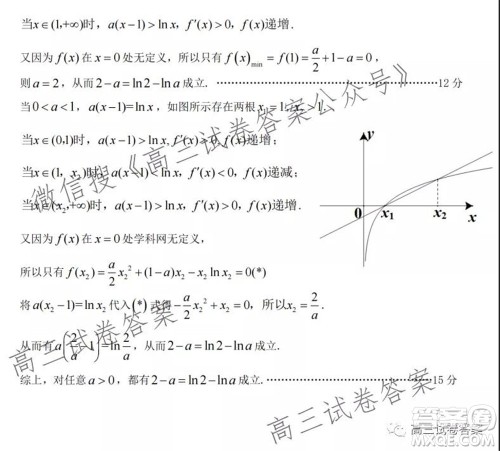 2021学年第一学期浙江省名校协作体高三数学试题及答案