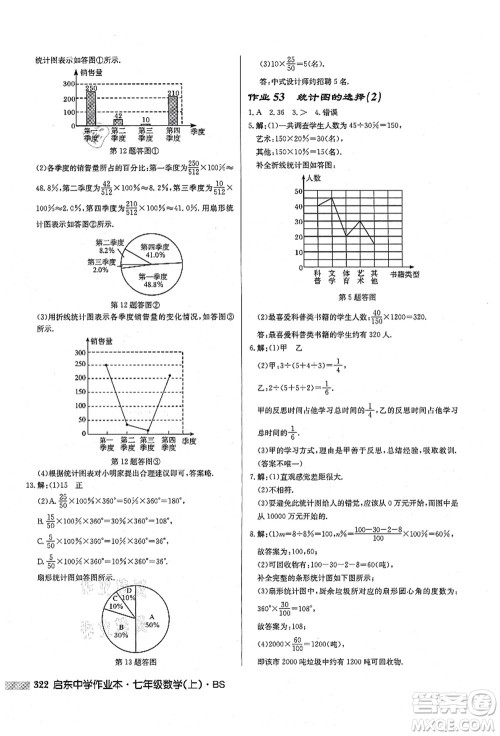 龙门书局2021启东中学作业本七年级数学上册BS北师版答案 龙门书局2021启东中学作业本七年级数学上册BS北师版答案