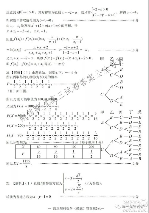 南昌市2022届高三摸底测试卷理科数学试题及答案 南昌市2022届高三摸底测试卷理科数学试题及答案