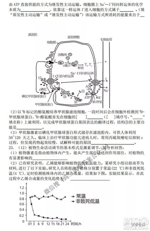 2021-2022学年度上辽宁省六校高三年级期初联考生物试题及答案