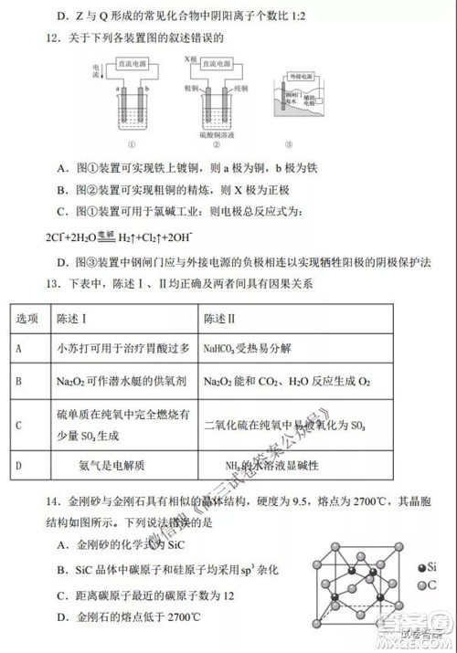 2021-2022学年度上辽宁省六校高三年级期初联考化学试题及答案 2021-2022学年度上辽宁省六校高三年级期初联考化学试题及答案
