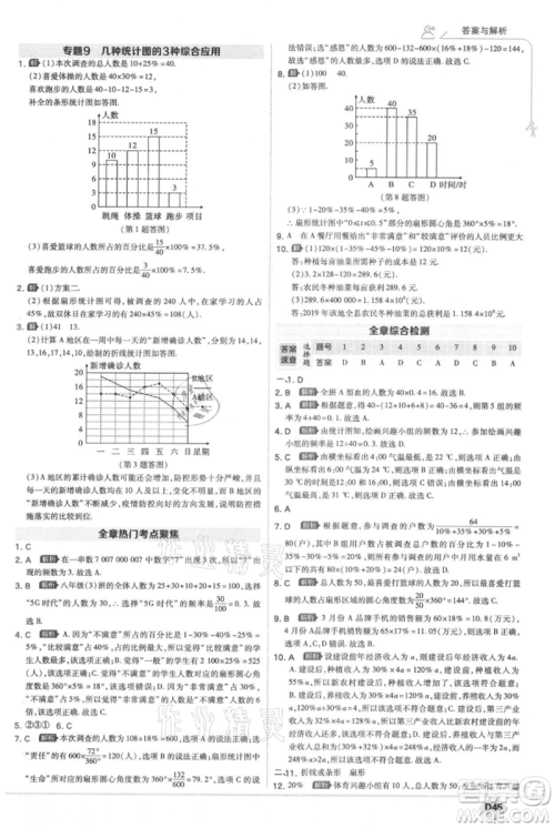 开明出版社2021少年班初中数学八年级上册华师大版参考答案