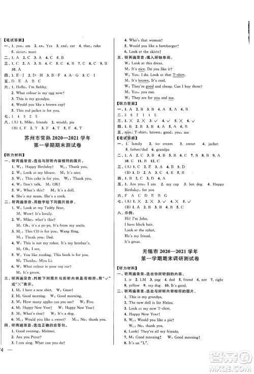 云南美术出版社2021同步跟踪全程检测及各地期末试卷精选三年级英语上册译林版答案 云南美术出版社2021同步跟踪全程检测及各地期末试卷精选三年级英语上册译林版答案