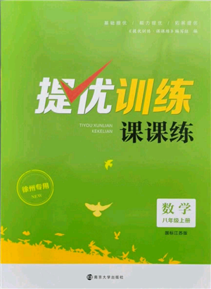 南京大学出版社2021提优训练课课练八年级上册数学江苏版徐州专版参考答案