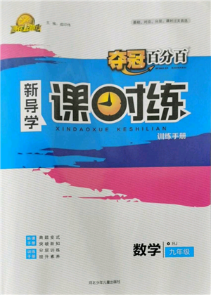 河北少年儿童出版社2021夺冠百分百新导学课时练九年级上册数学人教版参考答案