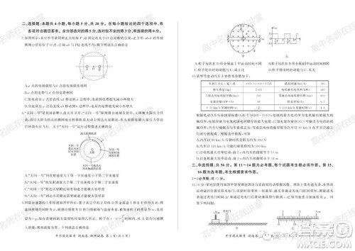 2022届高三开学摸底联考新高考I卷湖南卷物理试卷及答案