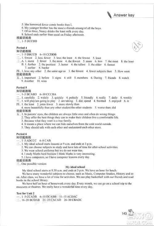 江苏凤凰教育出版社2021学习与评价八年级英语上册译林版答案 江苏凤凰教育出版社2021学习与评价八年级英语上册译林版答案