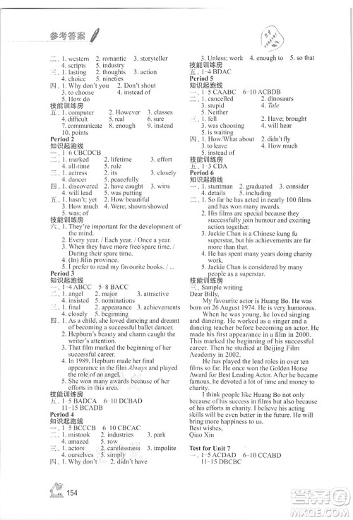 江苏凤凰教育出版社2021学习与评价九年级英语上册译林版答案