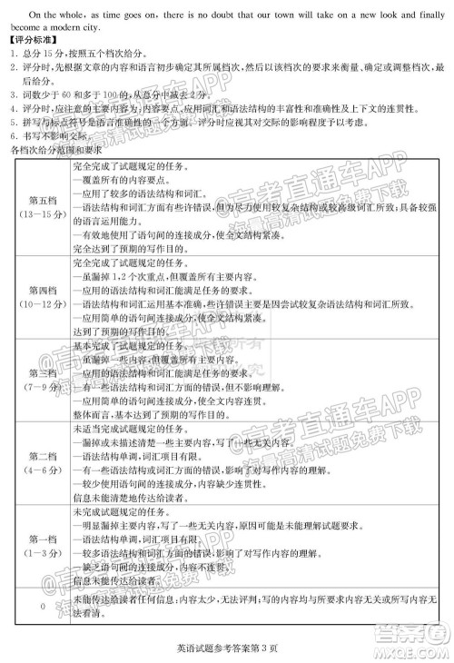 炎德英才联考联合体2021年高三10月联考英语试题及答案