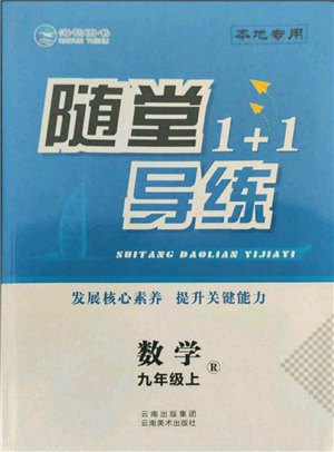 云南美术出版社2021随堂1+1导练九年级上册数学人教版参考答案