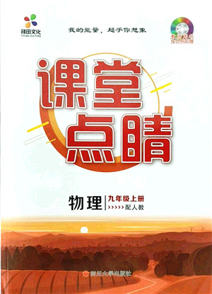 四川大学出版社2021课堂点睛九年级物理上册人教版答案