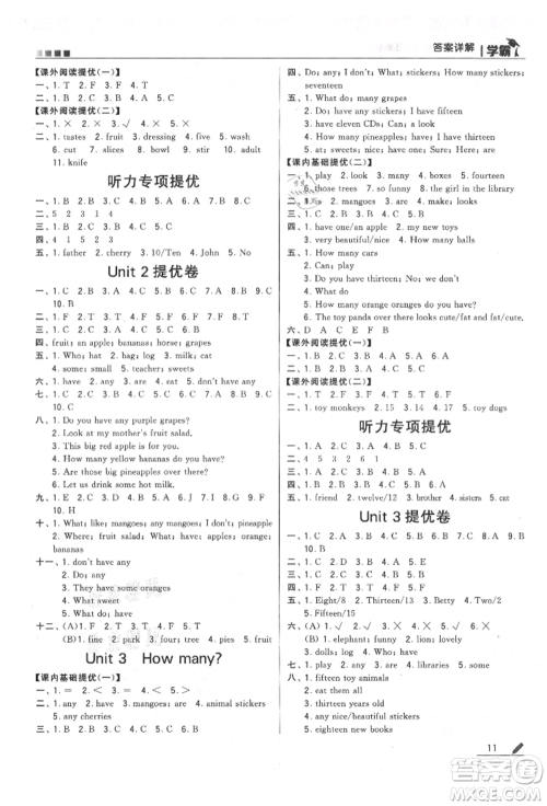 甘肃少年儿童出版社2021经纶学典学霸四年级上册英语江苏版参考答案 甘肃少年儿童出版社2021经纶学典学霸四年级上册英语江苏版参考答案