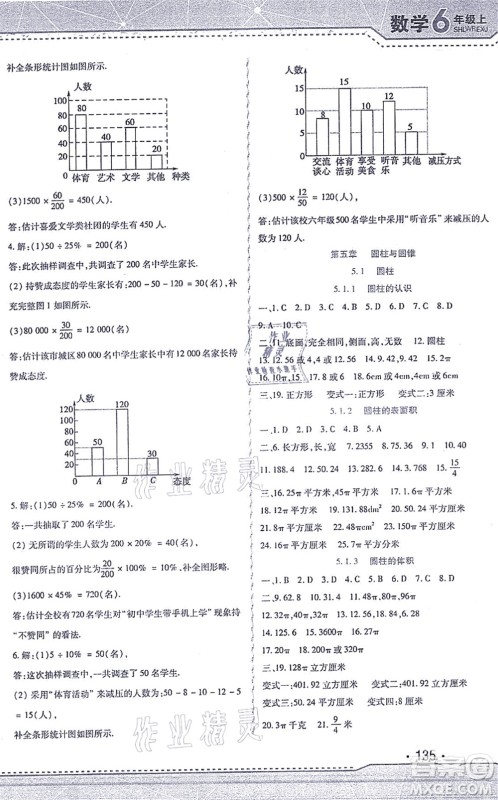 北方妇女儿童出版社2021精析巧练课时达标六年级数学上册人教版答案 北方妇女儿童出版社2021精析巧练课时达标六年级数学上册人教版答案