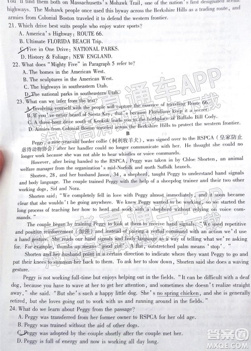 2022届广东省新高考普通高中联合质量测评高三年级一轮省级联考英语试卷及答案 2022届广东省新高考普通高中联合质量测评高三年级一轮省级联考英语试卷及答案