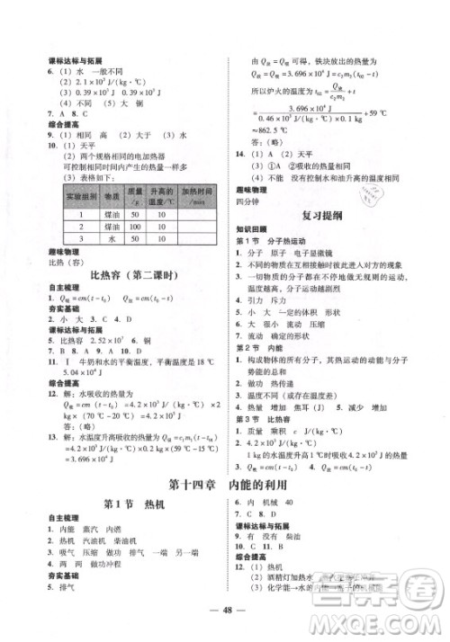 广东经济出版社2021学考精练九年级全一册物理人教版答案 广东经济出版社2021学考精练九年级全一册物理人教版答案