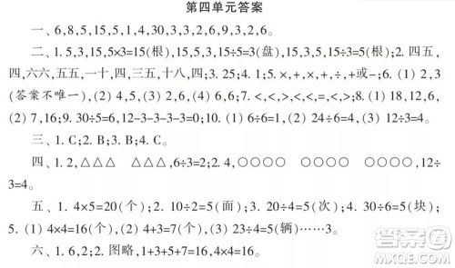 2021年小学生数学报配套试卷二年级上册第一到四单元测试卷参考答案 2021年小学生数学报配套试卷二年级上册第一到四单元测试卷参考答案